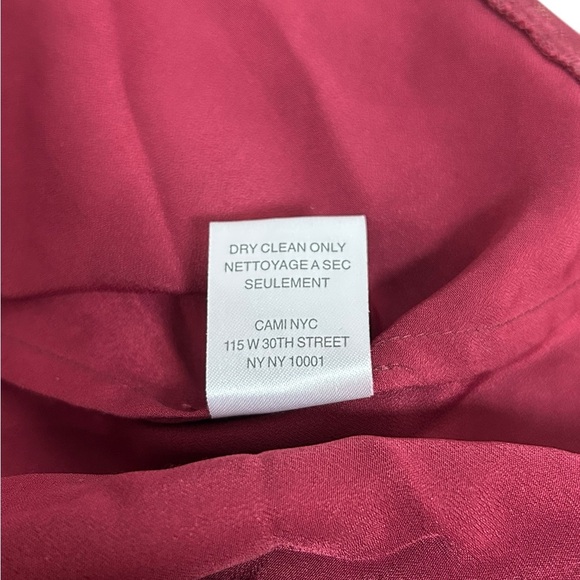 Cami NYC Silk Blend Slip Lace Sheer Lingerie Dress Red Size Small - Picture 12 of 12